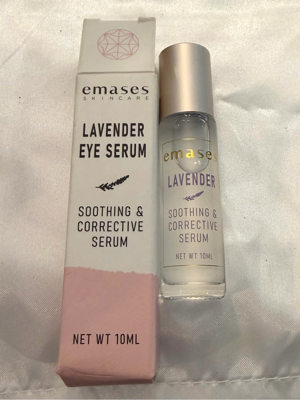 Emases Skincare Lavender Eye Serum Brand New In Box 10 ml MSRP $42 Damaged Box